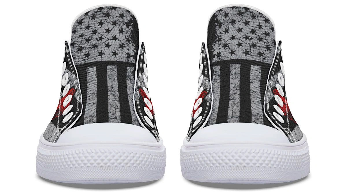 Weightlifting Pattern White Lowtop Sneaker - Image 5