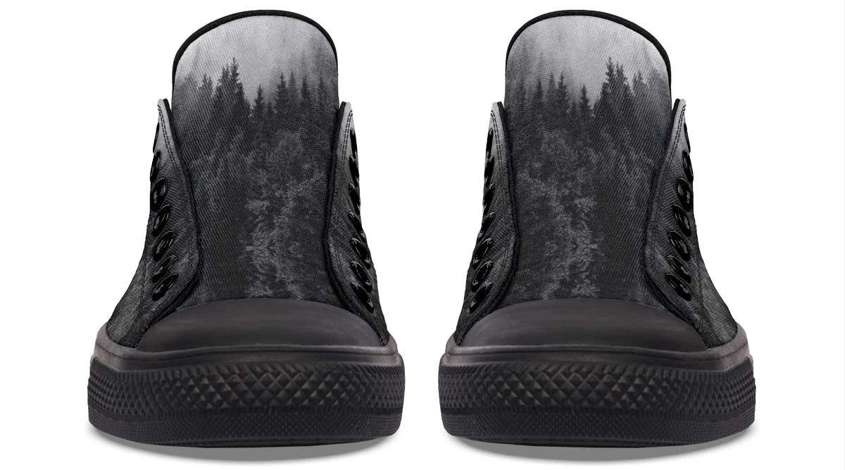 Dead Forest Pattern Black Lowtop Sneaker - Image 5